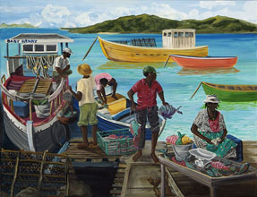 caribbean paintings by karla Bove