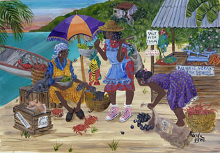 caribbean paintings by karla Bove